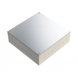 300mm x 300mm x 100mm Galvanised Adaptable Box With Knockouts